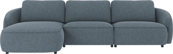 Chaiselongsofa venstrevendt Rowico Norris - mellemblå Bobby 15 polyester 319Ã162 cm